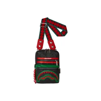 SPRAYGROUND PVC Portable Crossbody Bag, Shoulder Bag Unisex Black