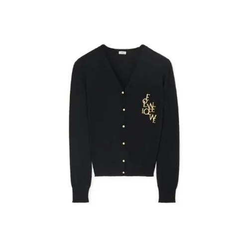 LOEWE Cashmere Sweaters Women's Black