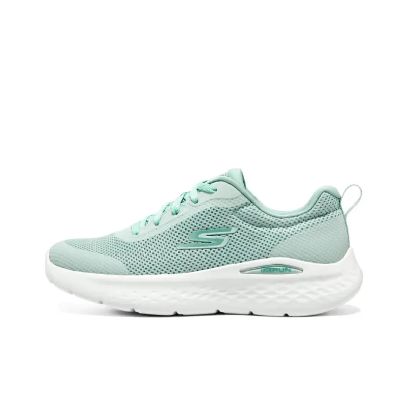 Skechers Go Run Lite Anti-Slip And Wear-Resistant Breathable Low-Top Running Shoes Women's Green-0