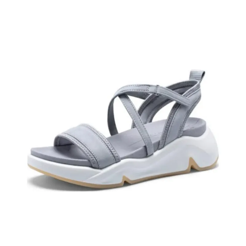 Ecco Tide Fun Stylish Sandal Women's Blue Gray-1