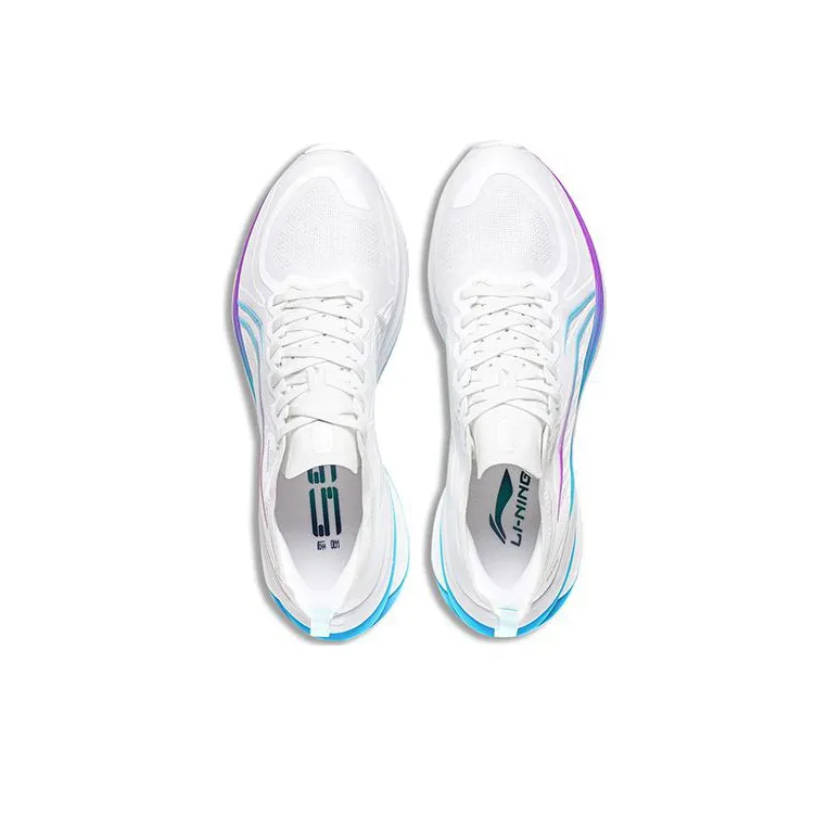 LINING WuShi 5S 3.0 Running Shoes Men Low Top White/Blue/Purple-2
