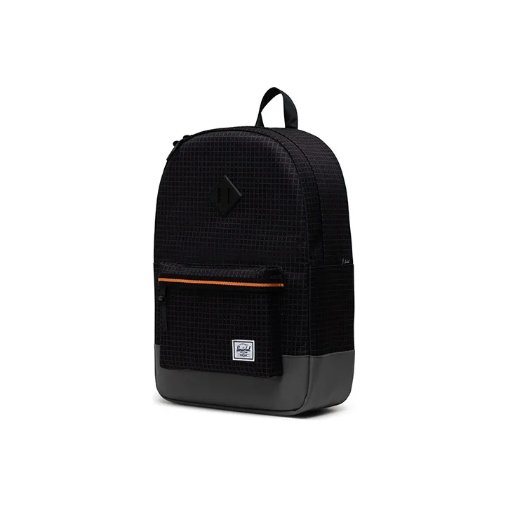 Herschel Polyester Laptop Backpack Large Size Unisex Black-0