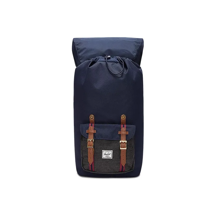 Herschel Polyester Backpack Tubas Unisex Dark Blue-3
