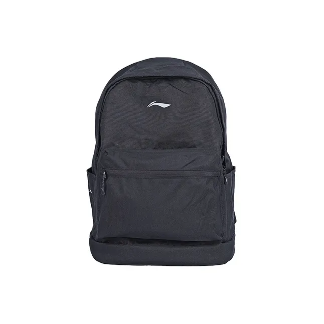 LiNing Sports Life Collection Polyester Backpack Regular Unisex Pure Black-0