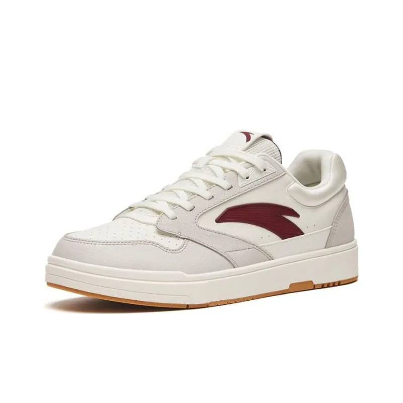 Anta Durable Breathable Low-Top Skateboard Shoes Men's One Gray-1