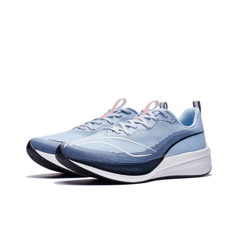 LiNing Red Hare 6 Pro Anti Slip And Wear Resistant Breathable Low Top Sprint Running Shoes Men's Clear Sky Blue-2
