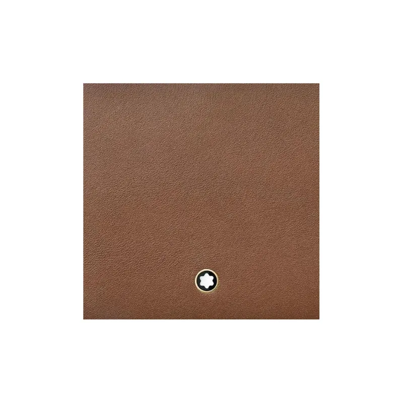 MONTBLANC Full Grain Leather Card Holder Wallet Men's Brown-2
