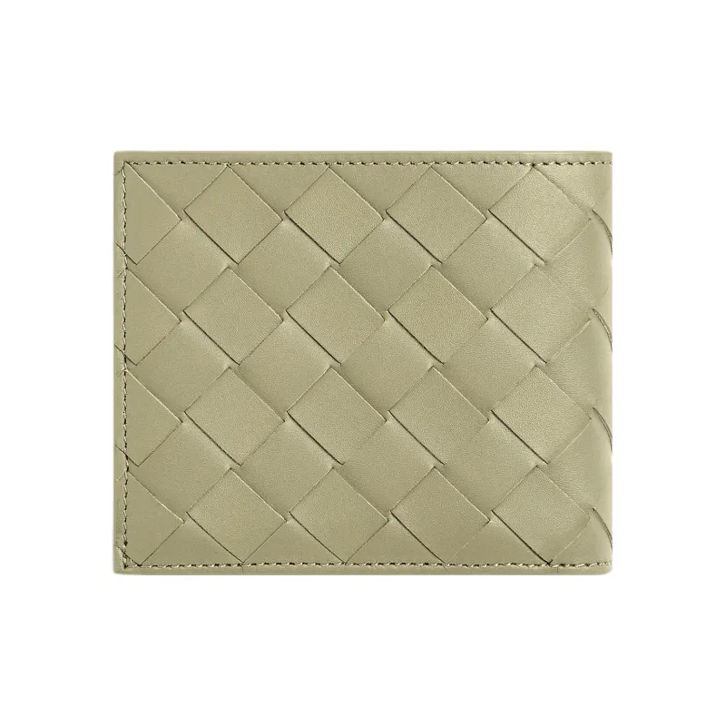 Bottega Veneta Woven Bi Fold Wallet-1
