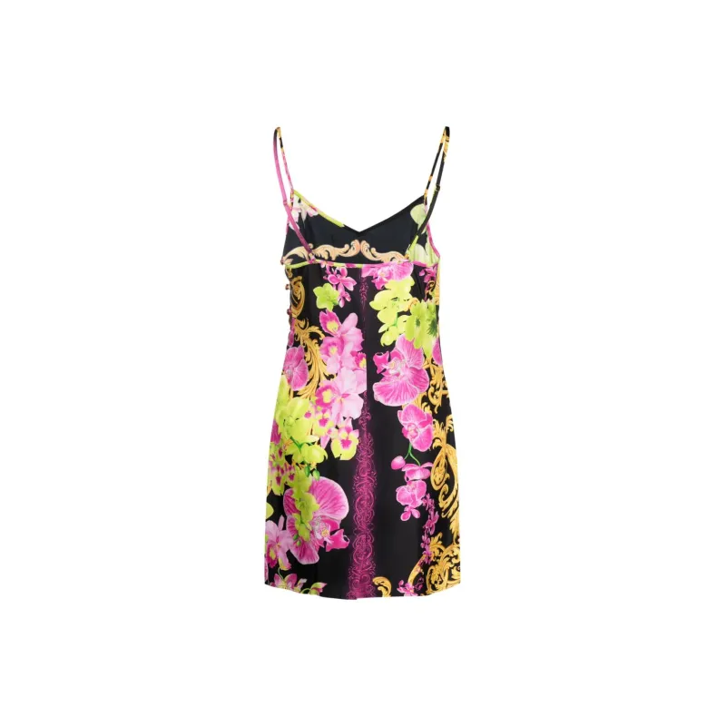 VERSACE Slip Dress Women's Purple-1