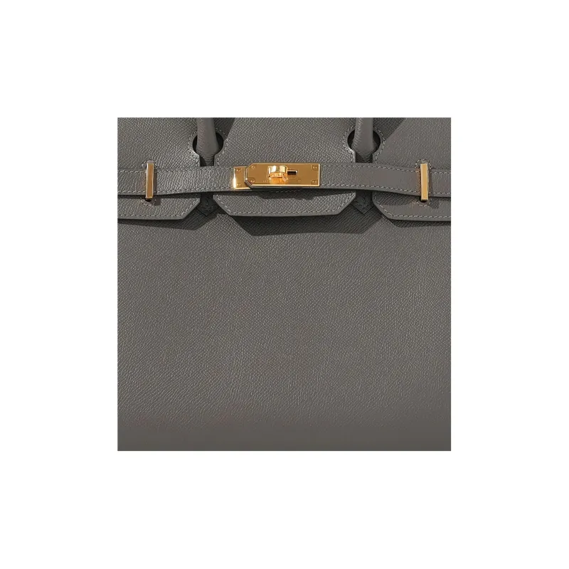 HERMES Birkin Epsom Leather Birkin Bag Handbags 30 Women's 0L Grismeyer Cumulonimbus Gray-4
