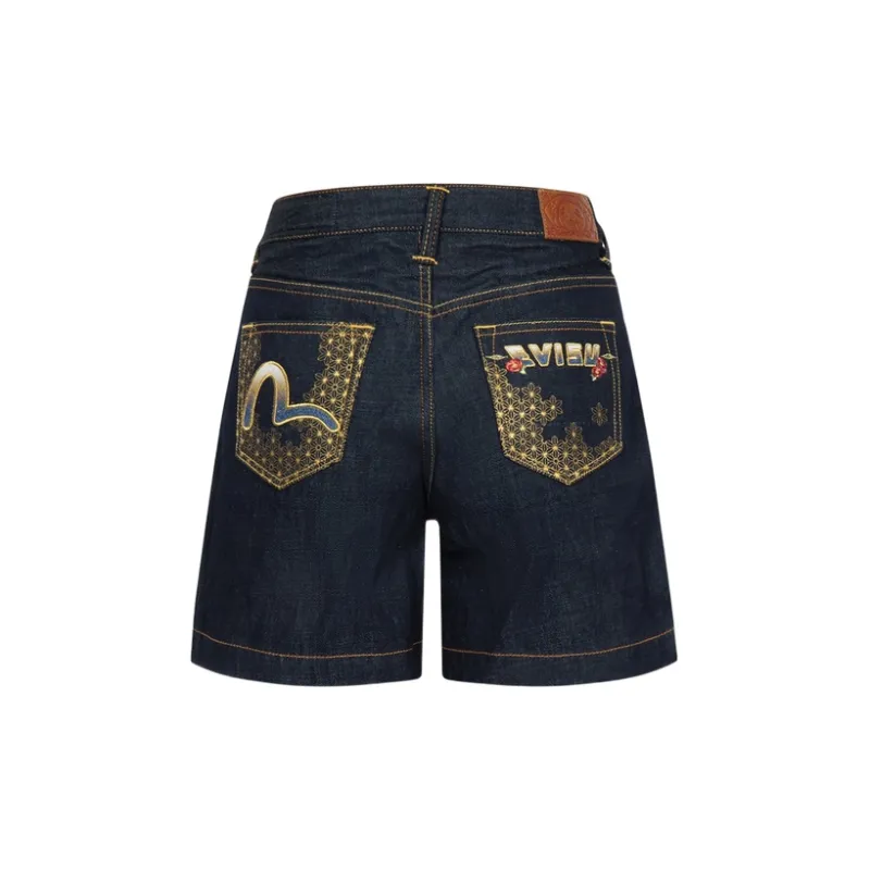 EVISU Denim Shorts Women's Denim Blue-1