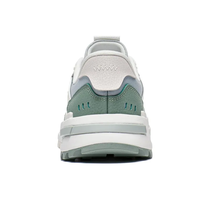 LiNing Wind Rider 2.0 Anti Slip Wear Resistant Low Top Sports Casual Shoes Women's White Gray Green-5