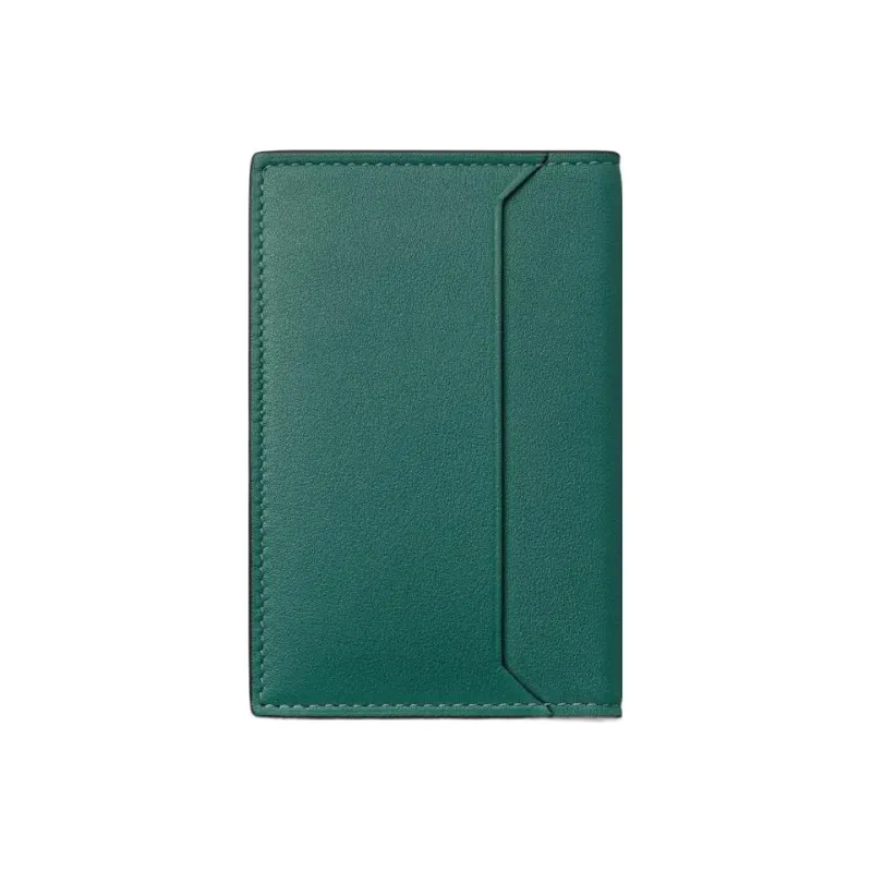 CARTIER Must De Cartier Calfskin Card Holder Women's Sand Gold Stone Color-1