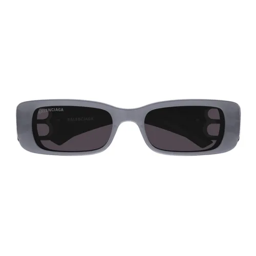 Balenciaga Dynasty Rectangular-Frame Sunglasses