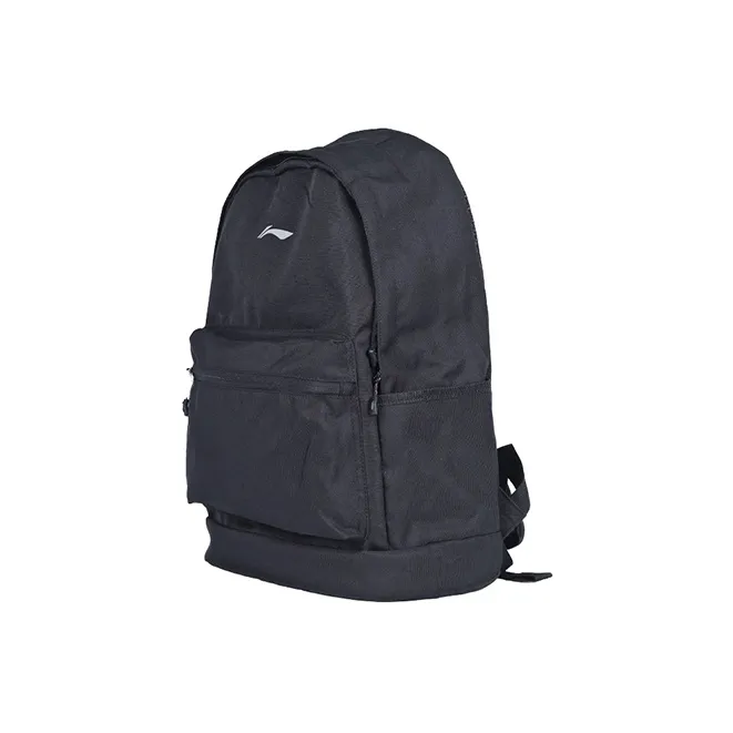 LiNing Sports Life Collection Polyester Backpack Regular Unisex Pure Black-1