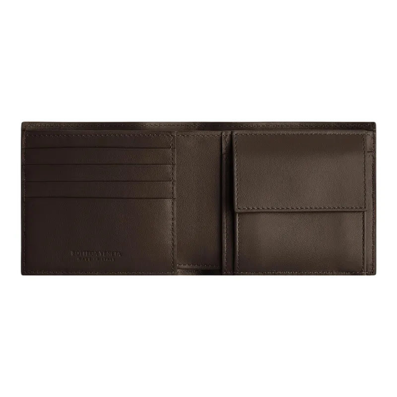 Bottega Veneta Woven Bi Fold Wallet-1