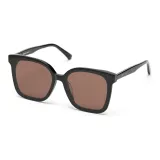Black Frame Tea Brown Lens
