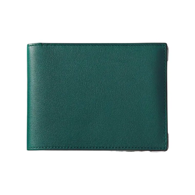 CARTIER Must De Cartier Calfskin Card Holder Women's Peacock Green-2