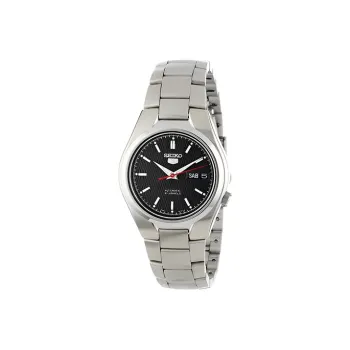 SEIKO Wrist Watch Automatic Mechanical Movement Stainless Steel Strap Black Dial Men's Watches