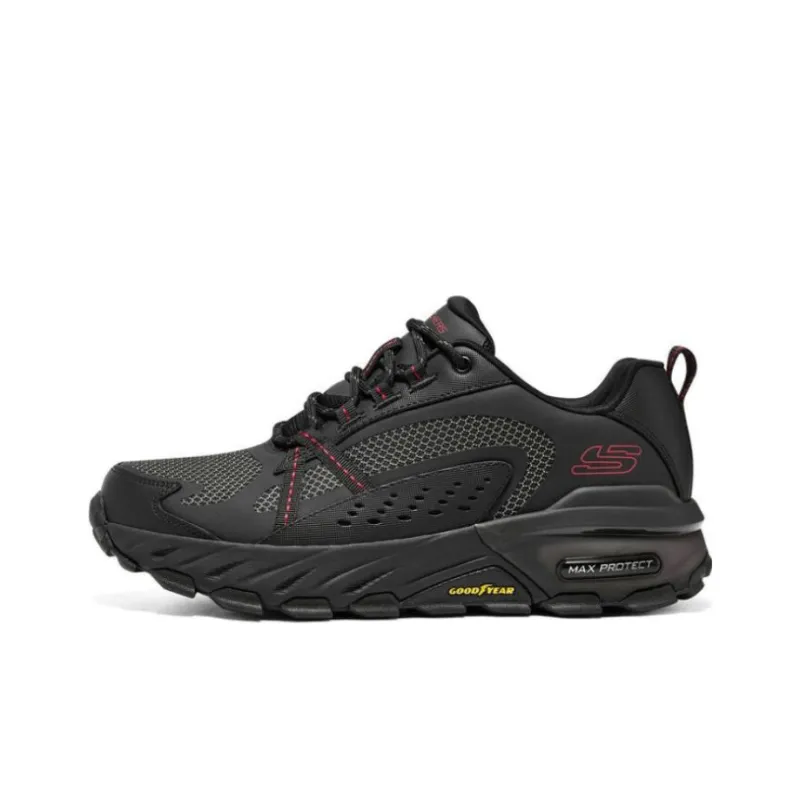 Skechers OUTDOOR Casual Shoes Men Low Top Black/Red/White/Yellow-0