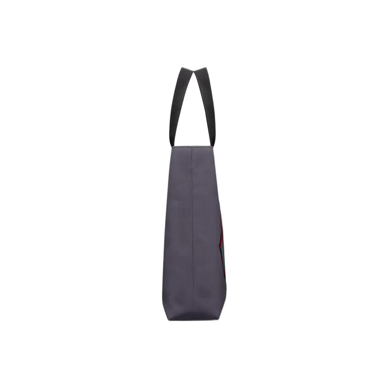 Moncler Canvas Canvas Bag Tote Bag Shopping Bag Shoulder Bag Handbag Men's Gray-1