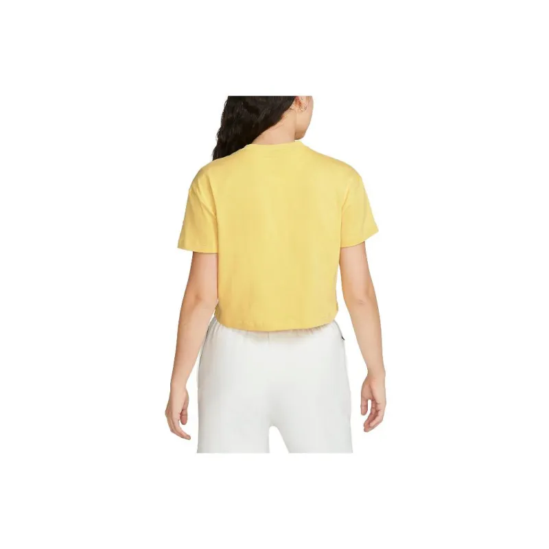 Nike Women's W Nrg Solo Swoosh Ss Tee Yellow-1