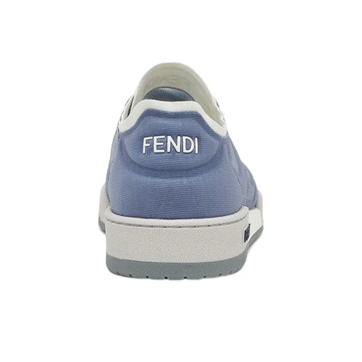 FENDI Match Low Top Stylish Skateboarding Shoes Women's Blue-4