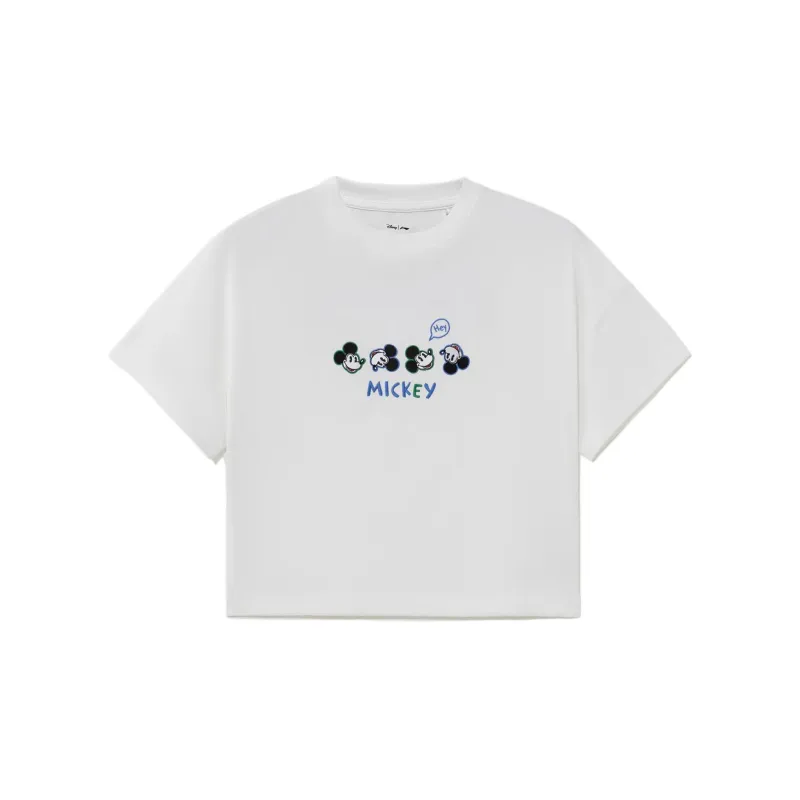 Disney X LINING Disney Crop Tops Women's White-1