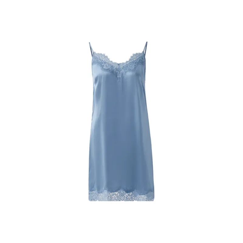 JINSANT Nightgown Women's Munich Black Blue-0