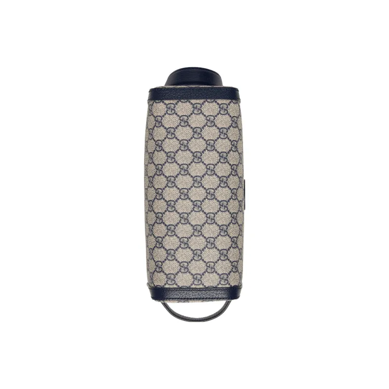GUCCI Canvas With Leather Binding Clutches Toiletry Bags Unisex Beige/Blue-6