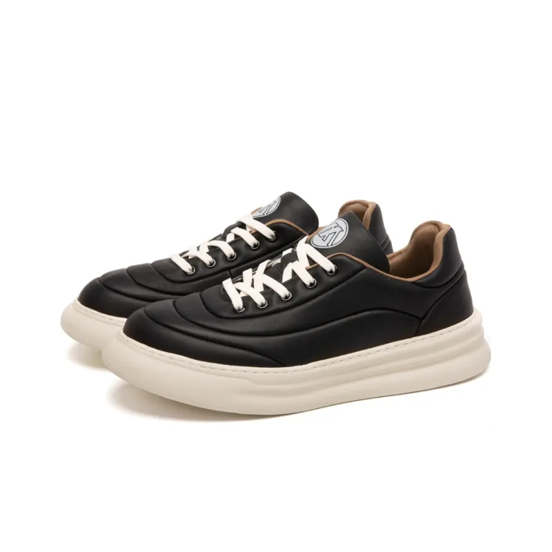 Anthony Miles Stylish Skateboarding Shoes Men's Black-1