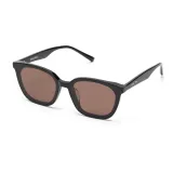 New Version Round Frame with Angular Design and Tea Brown Lens