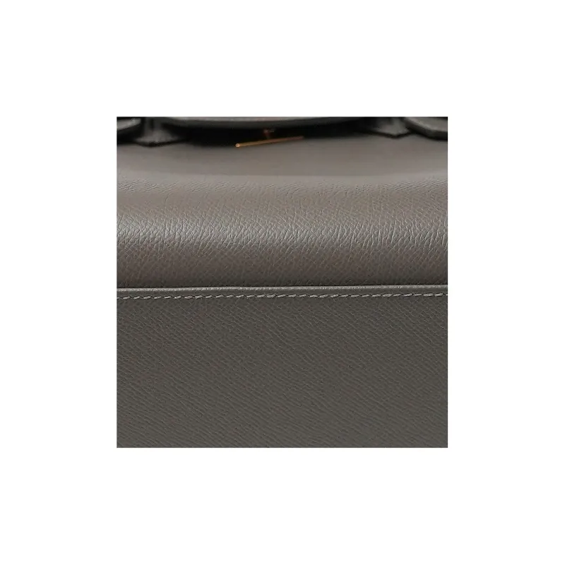 HERMES Birkin Epsom Leather Birkin Bag Handbags 30 Women's 0L Grismeyer Cumulonimbus Gray-5