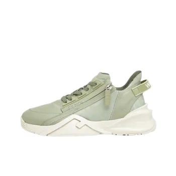 FENDI Flow Low Top Sports Casual Shoes Women's Green