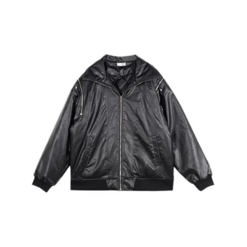 0-CROWORLD Jackets Men Black