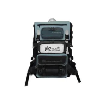 GEAR FOR THE COOLEST UHZ Polyester Ski Bag Backpack Medium Size Unisex Blue White/Green Yellow/Pink White