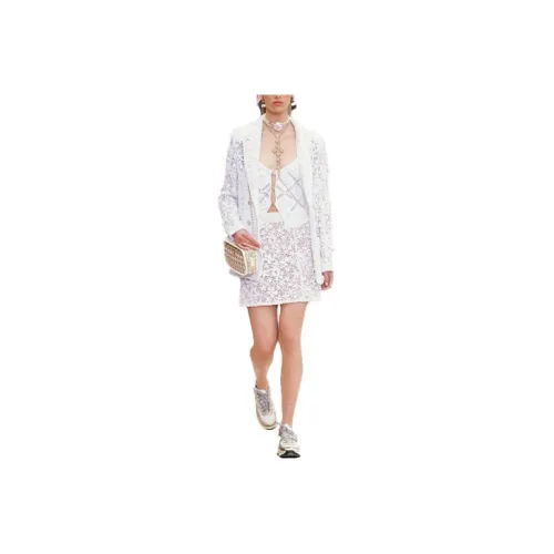 CHANEL Jackets Women's White