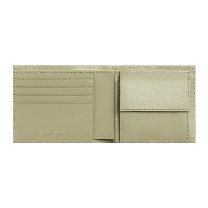 Bottega Veneta Woven Bi Fold Wallet-2