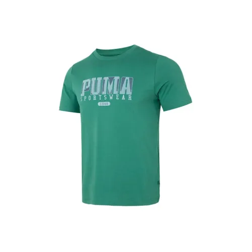 PUMA T-Shirts Men Dark Green