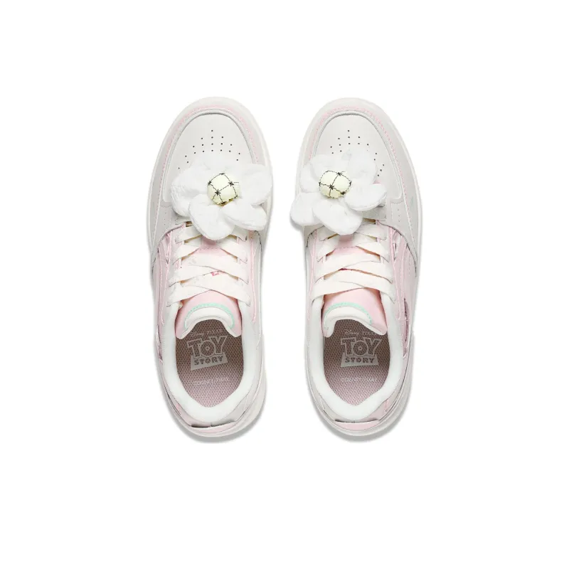 Li Ning X Disney Skate Shoes 'Pink White' Women's-3