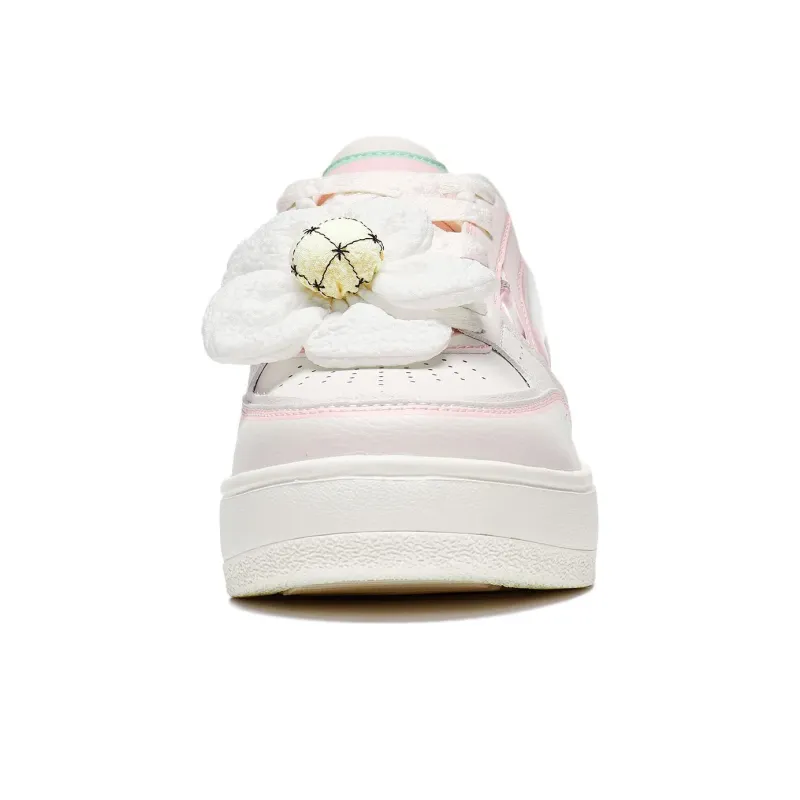 Li Ning X Disney Skate Shoes 'Pink White' Women's-4
