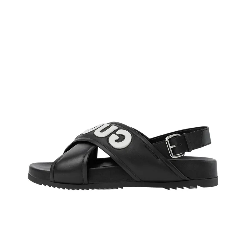 GUCCI Crossover Sandal 'Black White'-0