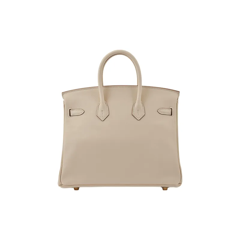 HERMES Birkin Swift Leather Birkin Bag Handbags Regular Women's 10 Craie Milkshake White-2