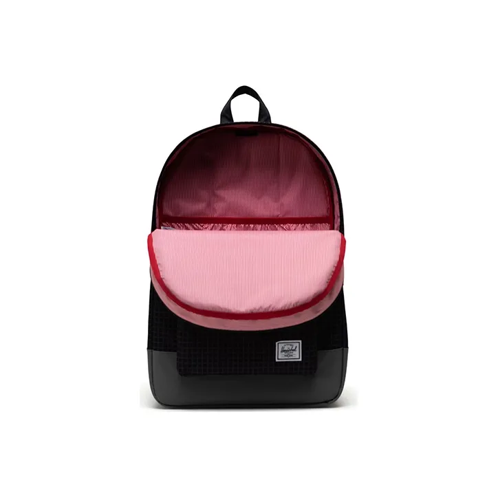 Herschel Polyester Laptop Backpack Large Size Unisex Black-1