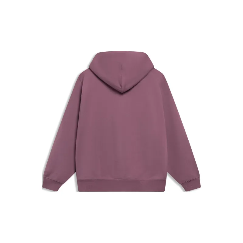 LiNing Sports Trend Series Sweatshirt Men's Vintage Rose Red-1