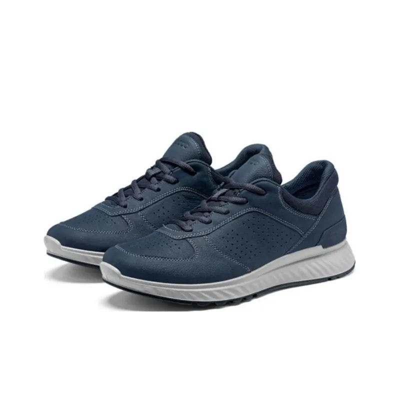 Ecco Yue Dong Low Top Sports Casual Shoes Men's Ocean Blue-1