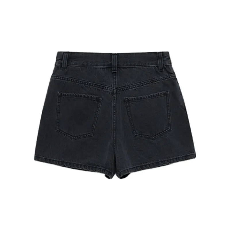 IMMI Denim Shorts Women's Black-1