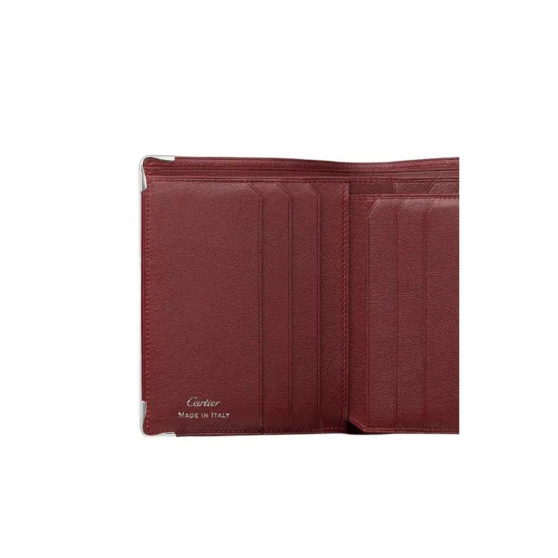 CARTIER Must De Cartier Calfskin Wallet Women's Black-4