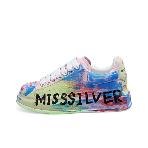 MISS SILVER Skateboard Shoes Women's Low-Top