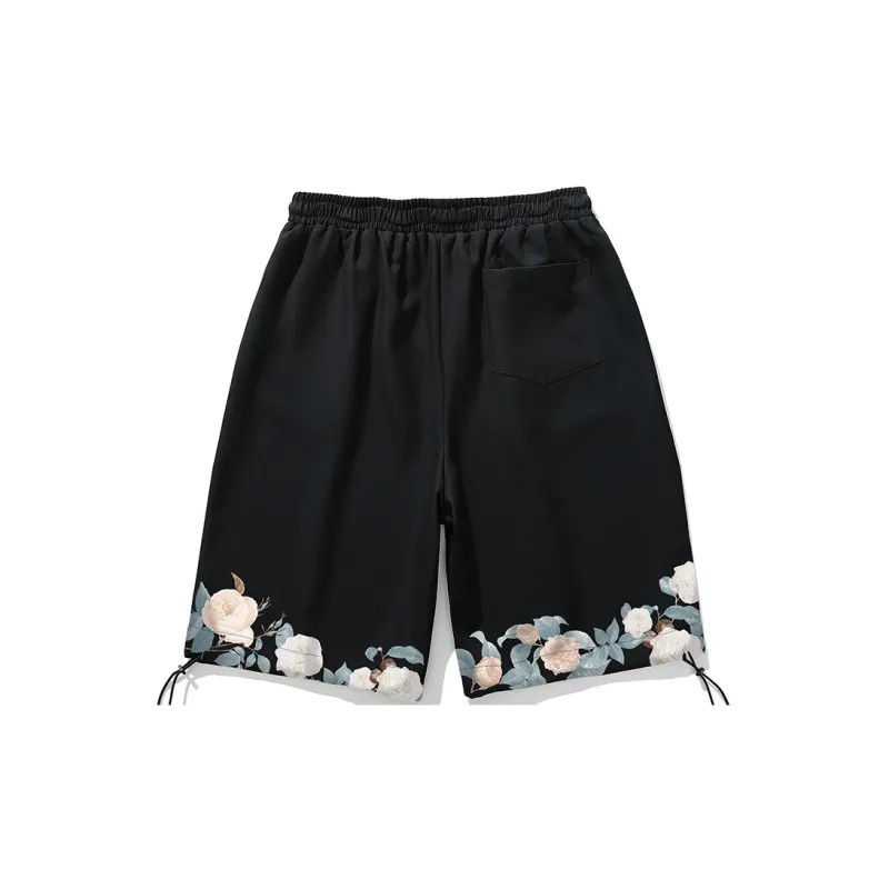 SANSYAS Casual Shorts Unisex Black-1